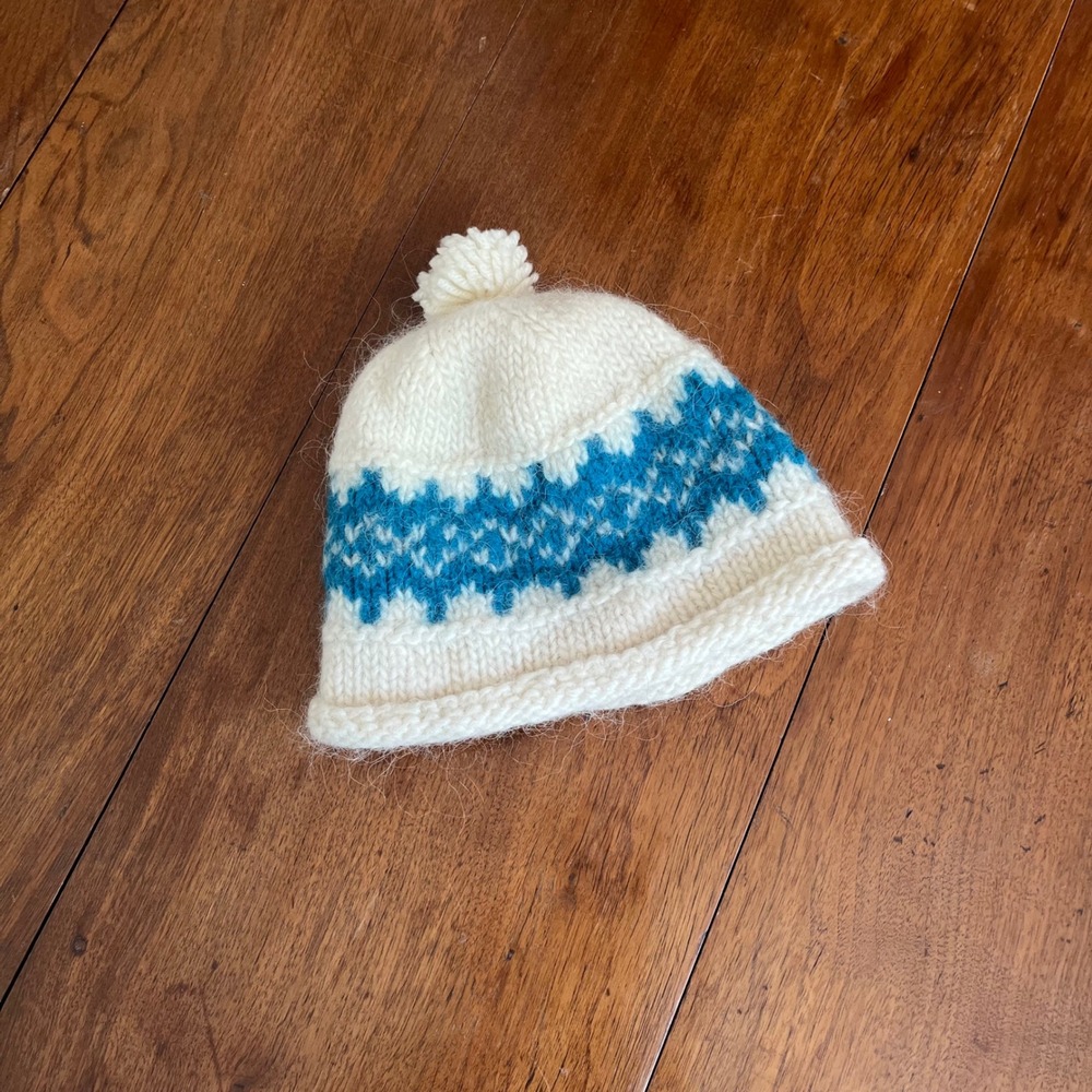 Vintage Knit Alpaca & Wool Beanie